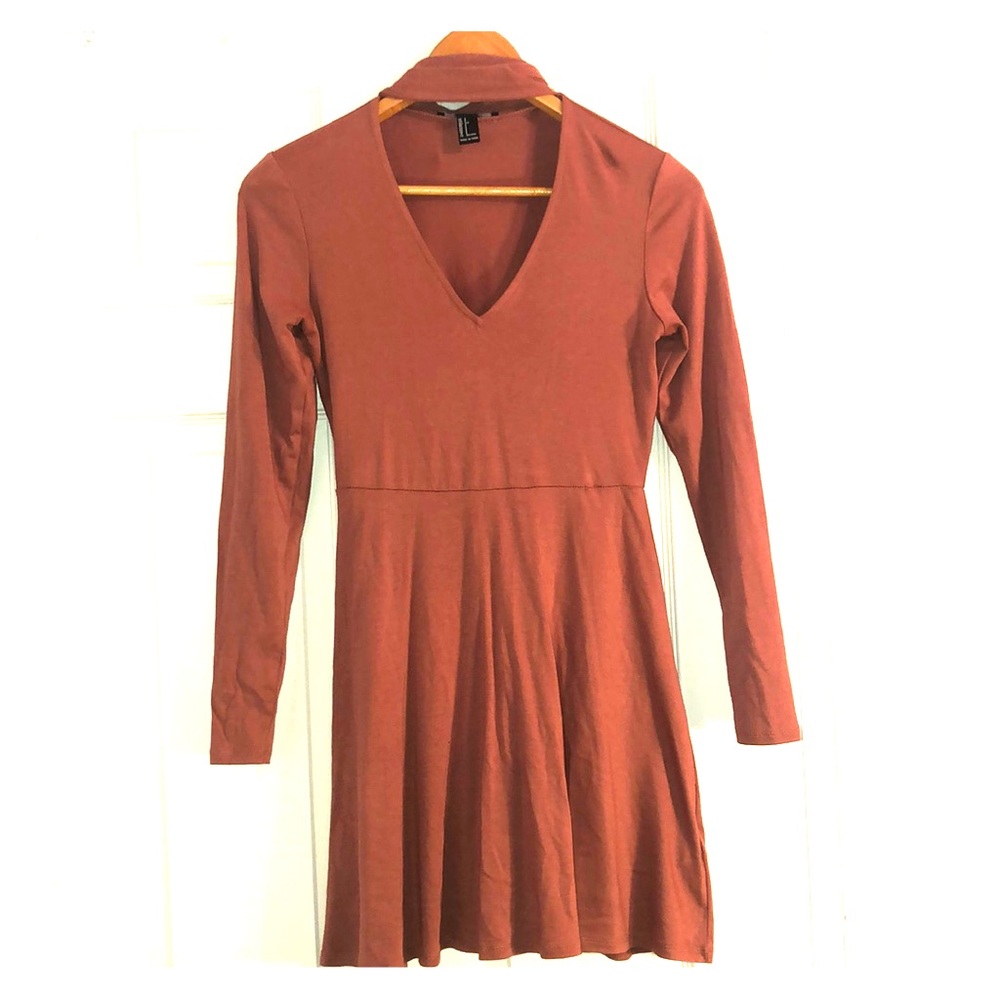 Forever 21 neck tie dress